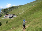 Wir erreichen unser Tagesziel - das Alpenhaus am Kitzbüheler Horn