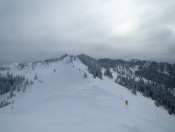 Über den Gipfelgrad kann man seine Skitour Richtung Ahornstein noch verlängern
