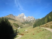 Von der Aualm Blicken wir auf Leckkogel, Bischofsmütze und Mosermannl