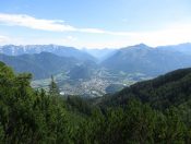 Blick von der Katrin über Bad Ischl bis zum Traunsee