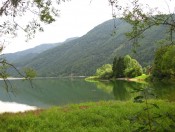 Ein Badeplatz am Nordufer vom Hintersee