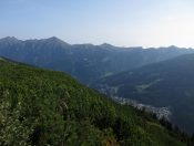 Tief unter uns befindet sich das Gasteinertal mit dem Talort Badgastein