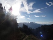 Die Silhouetten der Berchtesgadener Alpen - Reiter Alpe, Hochkalter, Watzmann