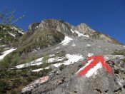 Nun wird der Weg etwas schroffer - bald erreichen wir die Amoser Höhe