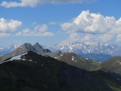 Blick vom Biberkopf auf Bernkogel und Hochkönig