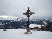 Das Gipfelkreuz am Bischling im Tennengebirge