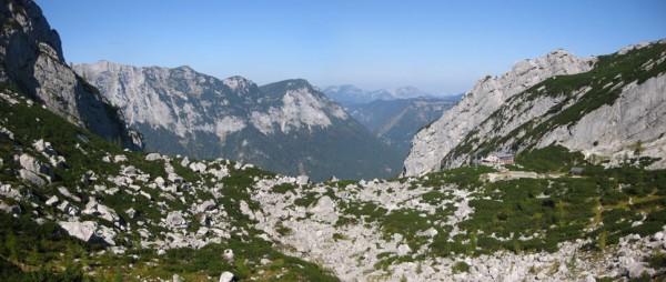 Wunderbares Panorama rund um die Blaueishütte in den Berchtesgadener Alpen