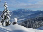 Der Dachstein nahe Schladming in der Steiermark