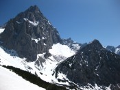 Die Dachstein Südwand mit Torstein und Raucheck