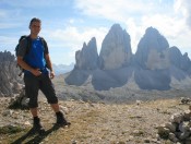 Drei Zinnen Panorama vom Sextner Stein