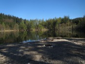 Wir erreichen den herrlich gelegenen Eibensee