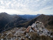 Blick auf Eisenerzer Reichenstein, Erzberg und Polster