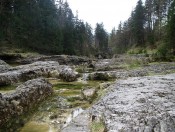 Das Felsenbad nahe dem Hintersee