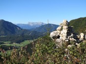 Blick vom Filblingsattel auf den Untersberg