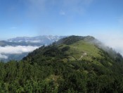 Ein breiter Rücken führt uns am Gaisberg den Wilden Kaiser entgegen