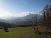 Blick auf den südlichen Teil der Stadt Salzburg