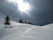 Kurz vor dem Genneralm Sattel in der Osterhorngruppe