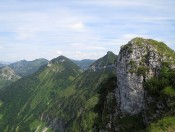 Blick auf das Gennerhorn und das Gruberhorn