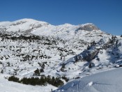 Die Gjaidalm und im Hintergrund der Krippenstein