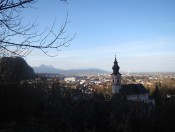 In Gnigl starten wir die Wanderung auf den Gaisberg