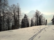 Der Watzmann ist im Hintergrund zu erkennen