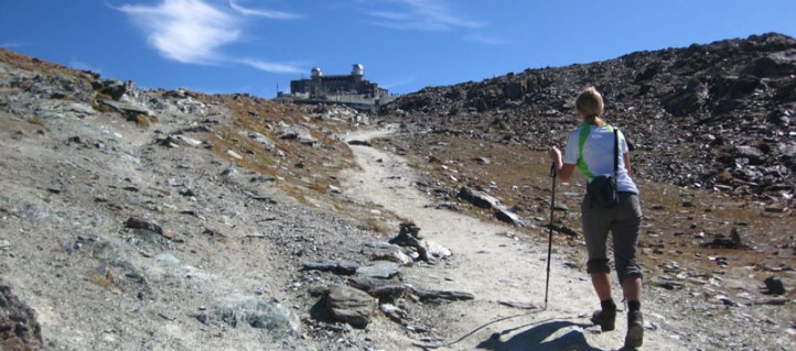 Wanderung von Zermatt auf das Gornergrat