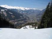 Blick auf die Graukogel Mittelstation