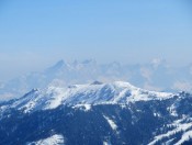 Das Grießenkareck mit dem Dachstein im Hintergrund