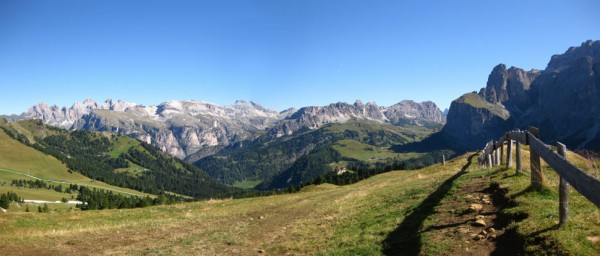 Blick Richtung Grödnerjoch