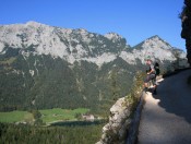 Blick auf unseren Ausgangspunkt Hintersee