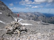 Blick auf Hochkalter und Watzmann vom Hochkönig