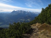 Herrlicher Wanderweg zur Werfener Hütte mit Blick auf den Hochkönig