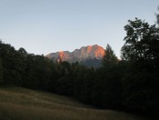 Der Berchtesgadener Hochthron in der Morgensonne