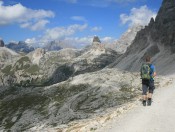 Höhenweg zur Drei Zinnen Hütte