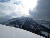 Unser heutiges Tagesziel - der Hohe Zinken