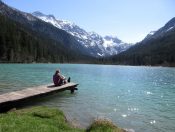 Blick in Richtung Süden - Hinten den Bergen verbirgt sich der Tappenkarsee