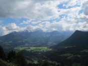 Kehlstein, Hoher Göll, Hohes Brett und Grünstein begleiten uns