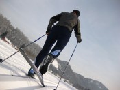 Klassischer Langlauf auf einer 19,2 km Schleife