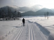 Bestens präpariert ist die Loipe in der Tiefbrunnau