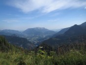 Blick auf den Königssee und sowie Berchtesgadener und Salzburger Hochthron