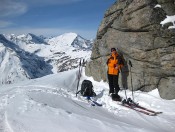 Die unendliche Weite genießen bei einer Skitour auf den Kreuzkogel in Sportgastein