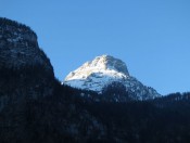 Blick auf den Krippenstein vom Parkplatz der Krippenstein Seilbahn