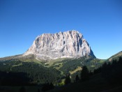 Der Langkofel vom Grödner Joch aus gesehen