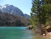 Entlang der Seemauer um den Leopoldsteinersee