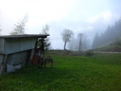 Materialseilbahn am Weg zum Partschinser Wasserfall