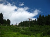 Die Mittelstation der Stubnerkogelbahn