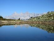 Im Spiegelsee findet man das Spiegelbild vom Dachstein wieder