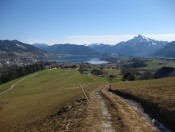 Blick auf den Mondsee und den Schafberg