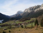 Blick in das Klausbachtal mit den Mühlsturzhörner