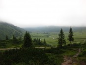 Tiefer Nebel am Talboden von Sportgastein